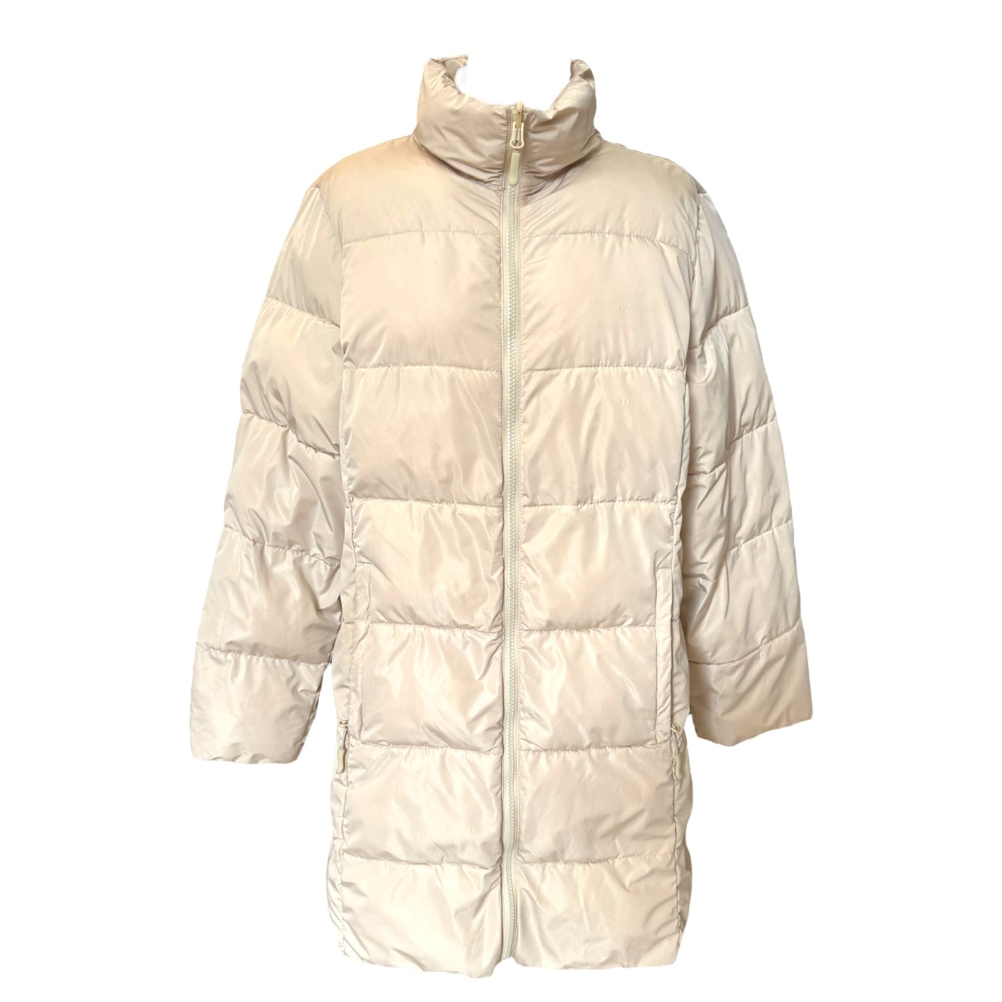 Avalanche Cream Puffer Coat - 12 - NEW