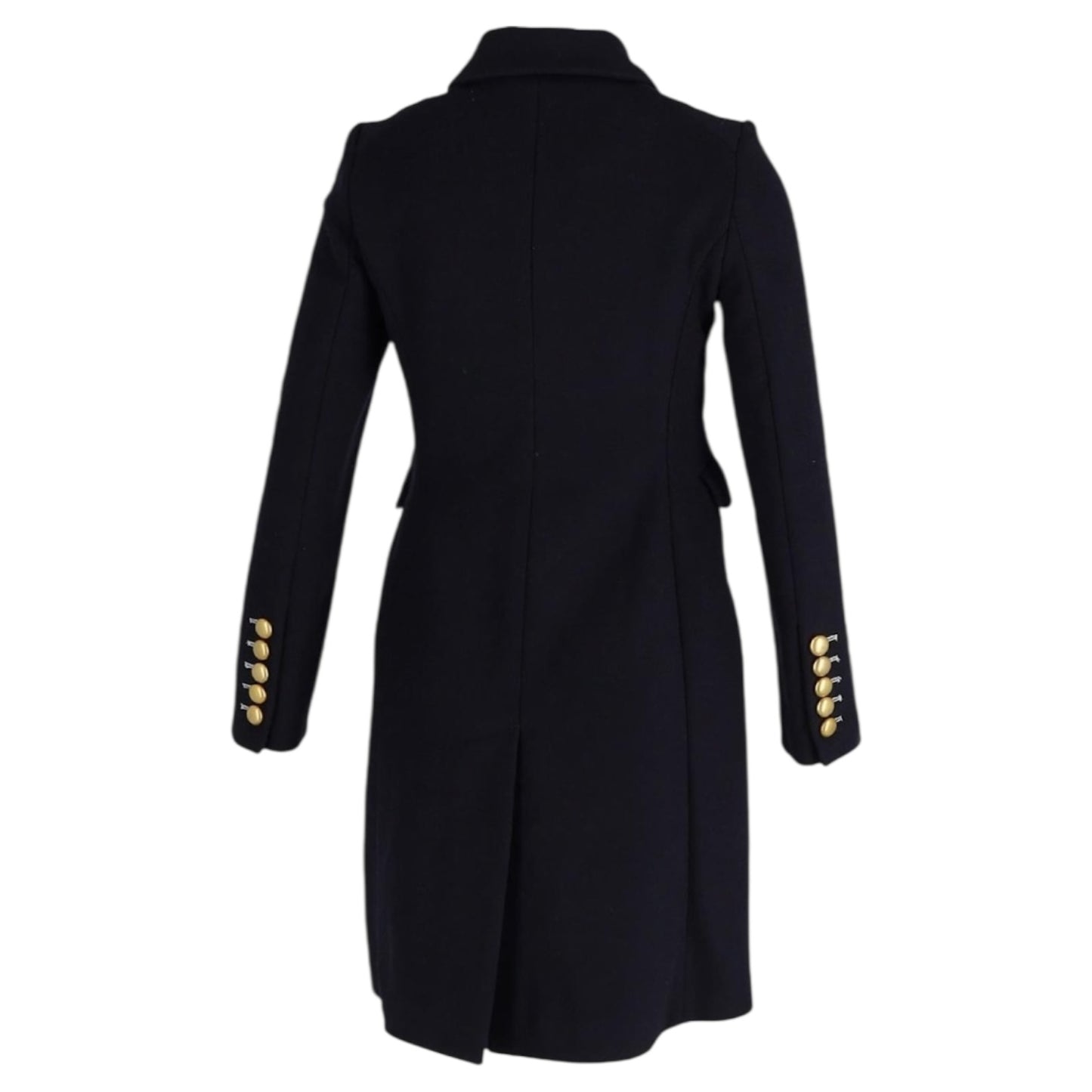 Marc Jacobs Navy Virgin Wool Coat - 10