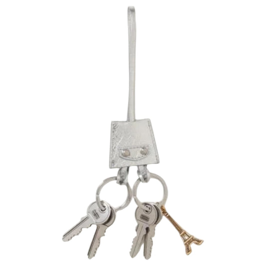 Balenciaga Silver Key Chain