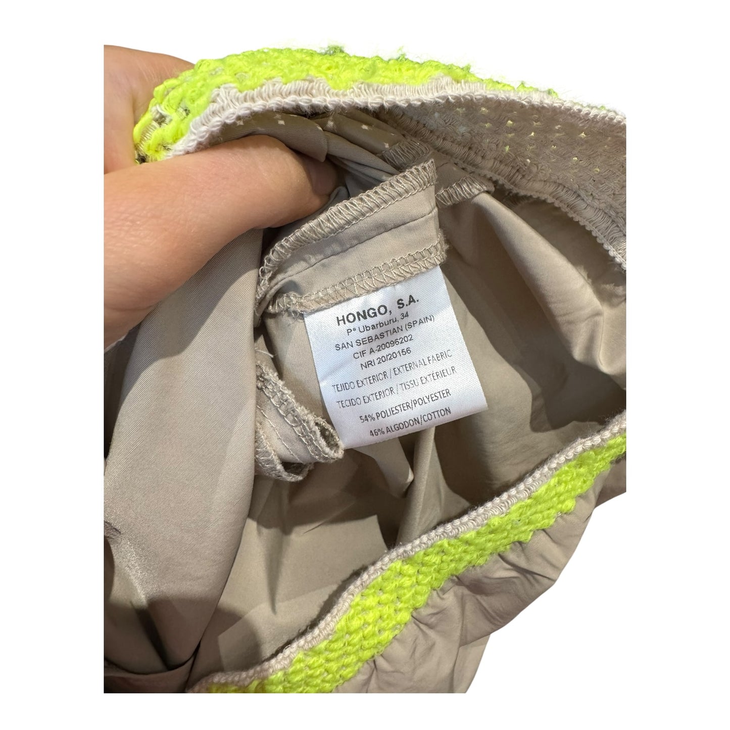 Hongo Taupe Neon Trim Coat - 18