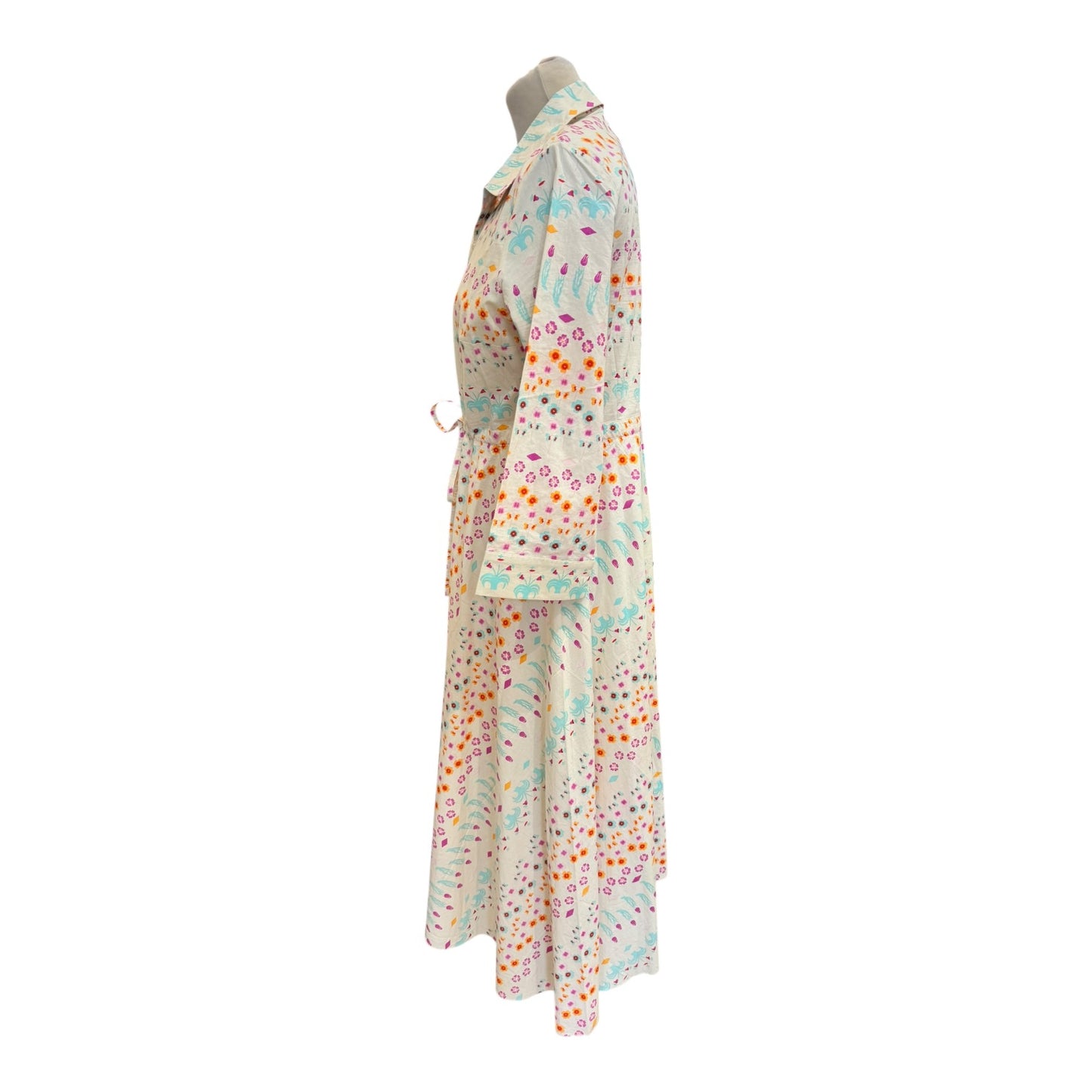 Le Sirenuse Positano Cream Floral Dress - 12