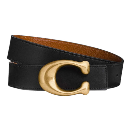 Coach C Hardware Reversible Belt - M