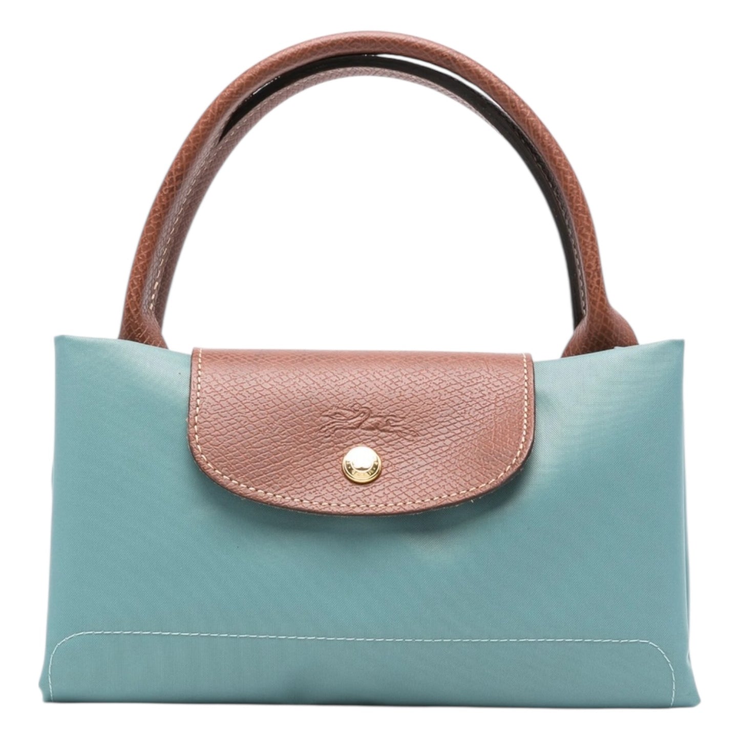 Longchamp Le Pliage Medium Tote Bag in Duck Egg Blue - NEW