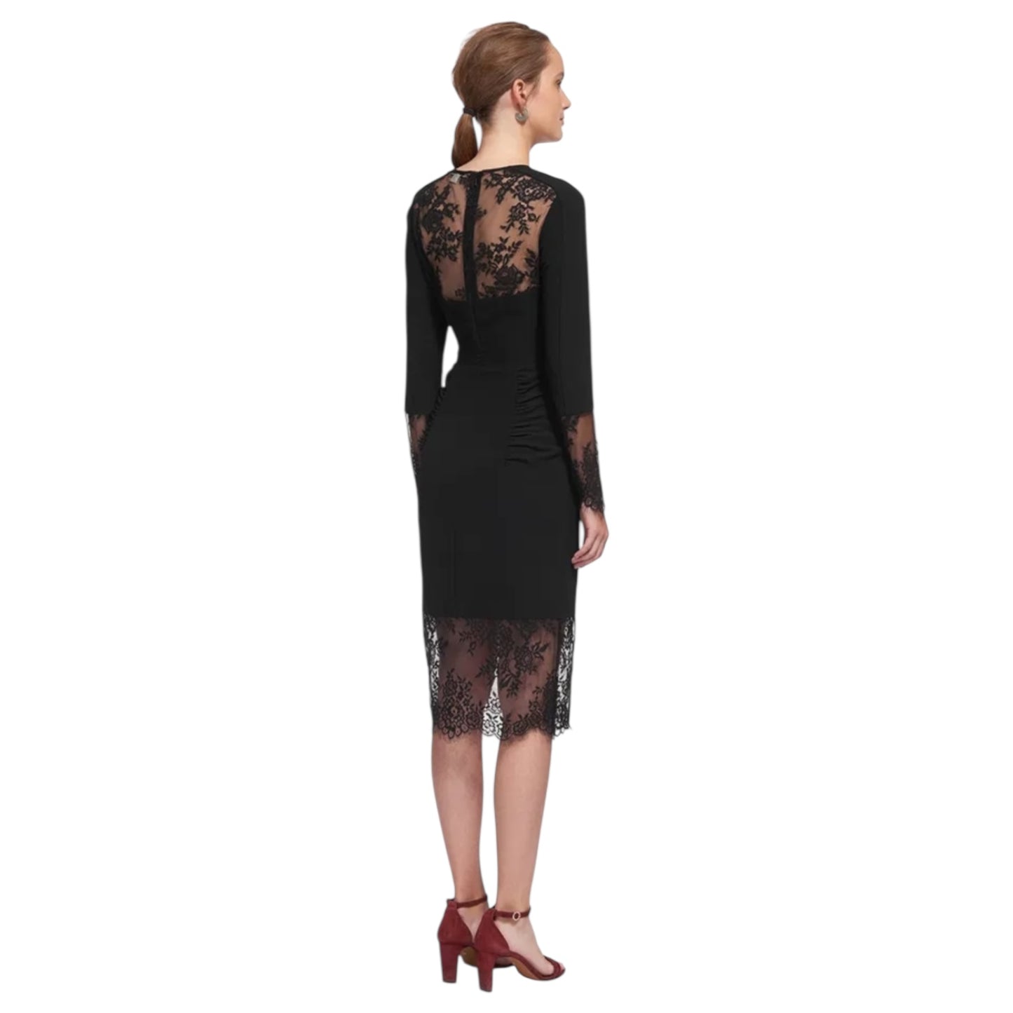 Whistles Black Izzey Bodycon Dress - 12