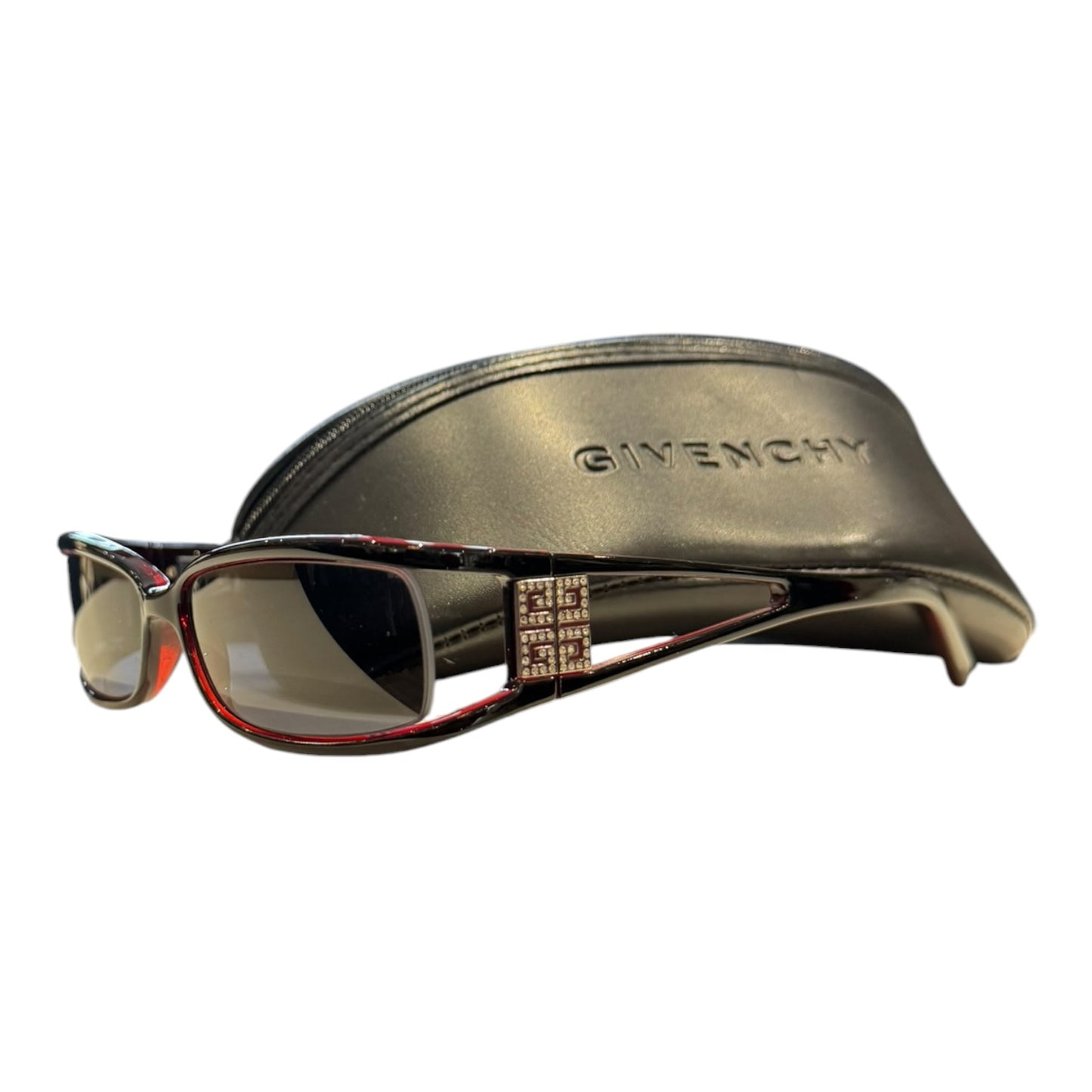 Givenchy Red Diamante Sunglasses