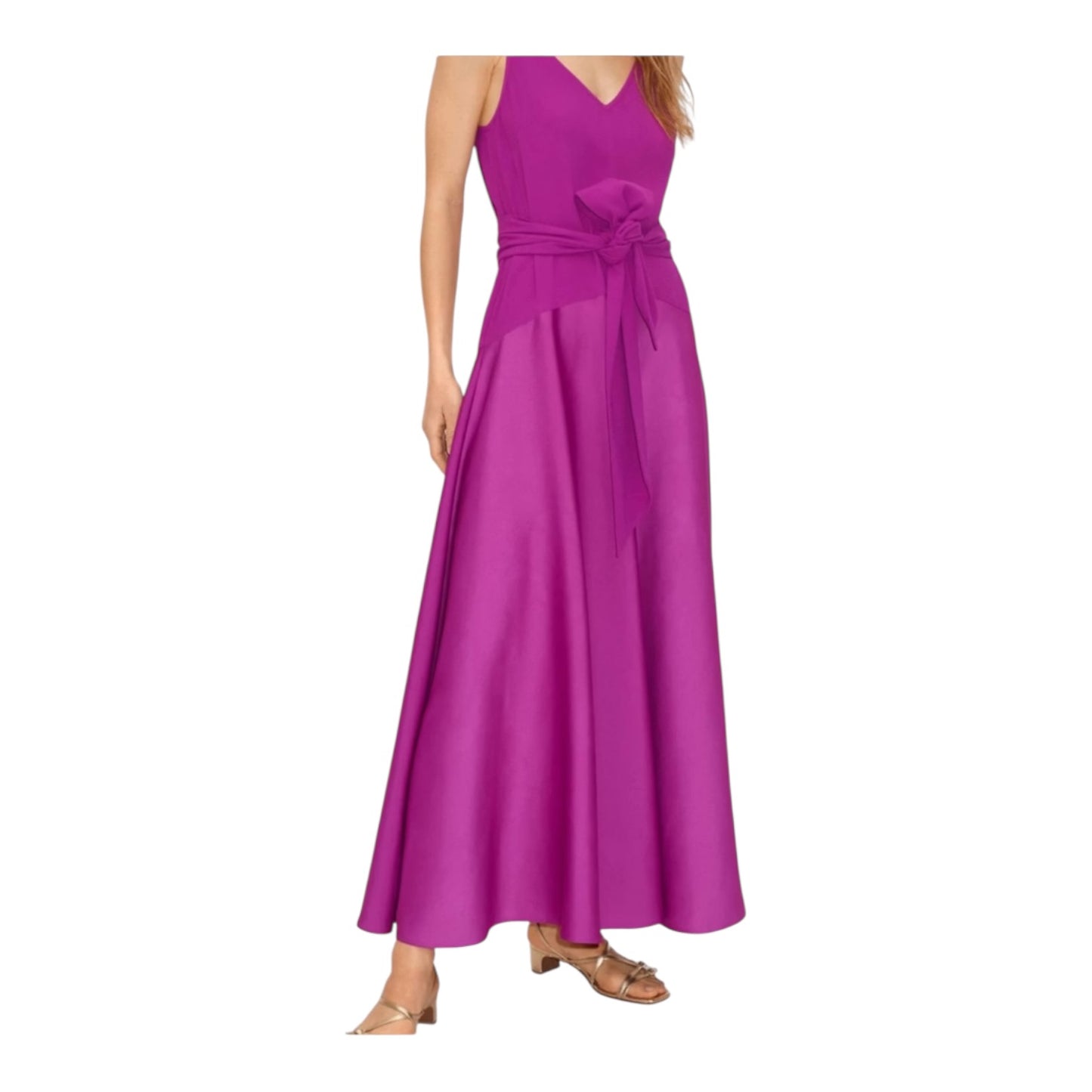 Me + Em Statement Sporty Racer Back Midi Dress and Belt - 14 - NEW