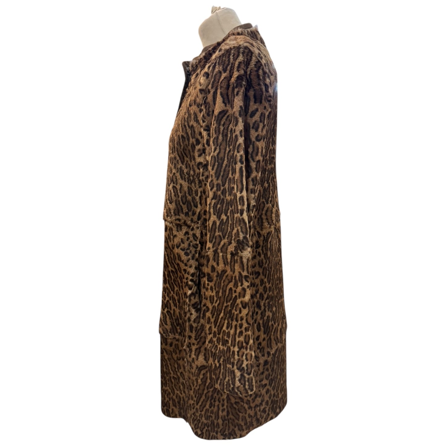 'S Max Mara Leopard Print Coat - 10/12