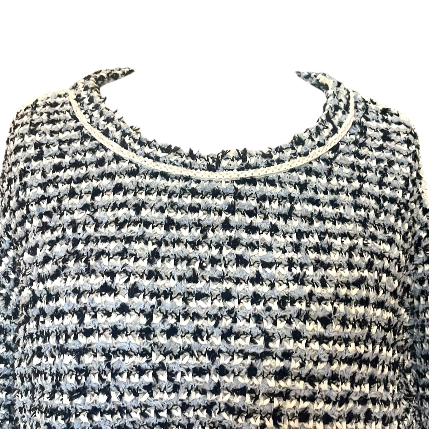 Marc Cain Blue Textured Jumper