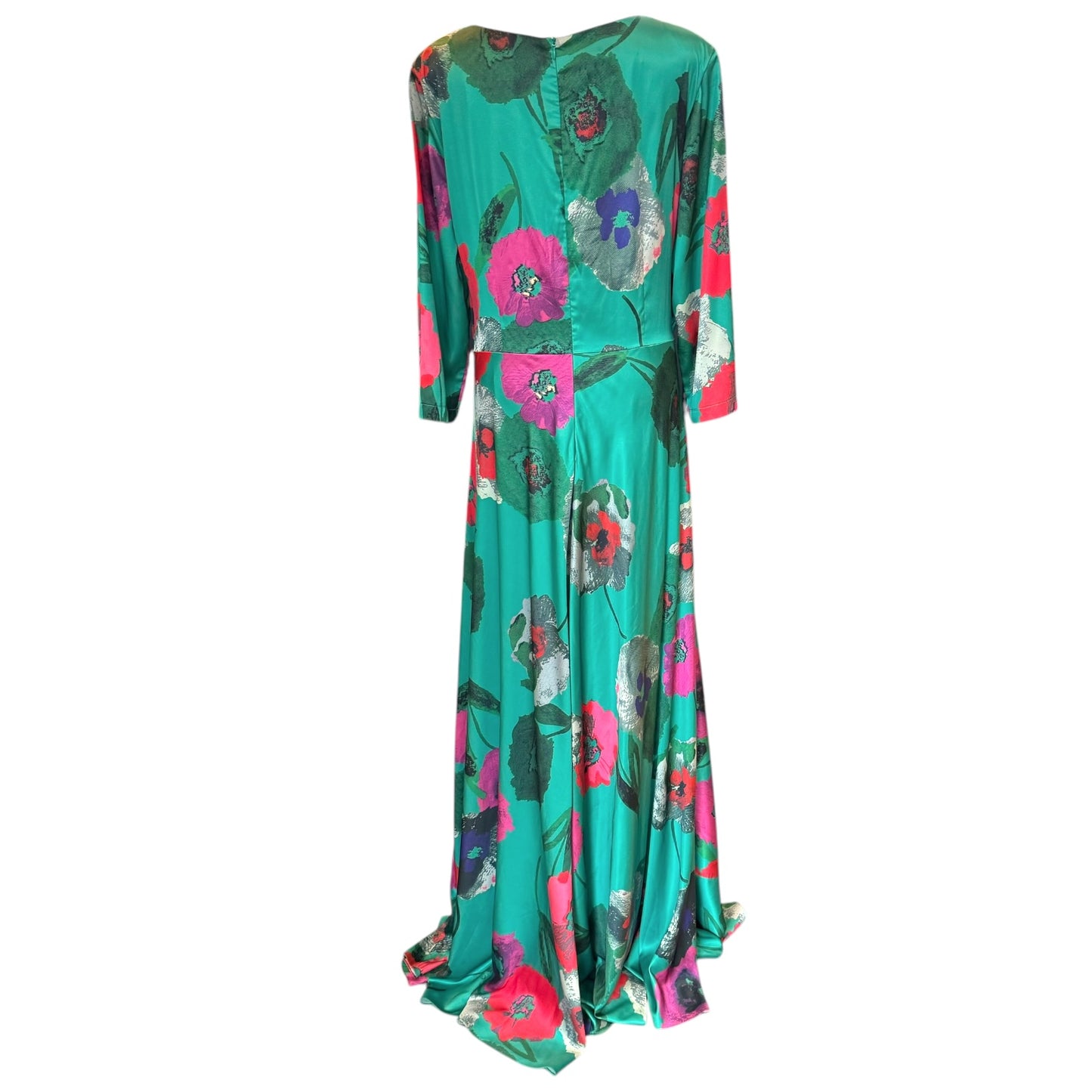 Carla Ruiz Green Floral Dress - 18/20