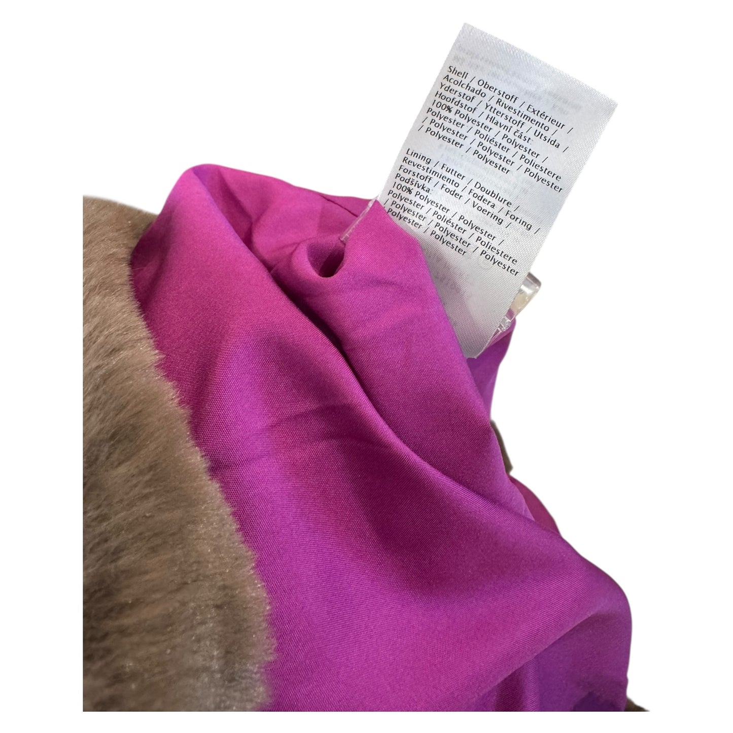 Numph Brown Faux Fur Coat - 14