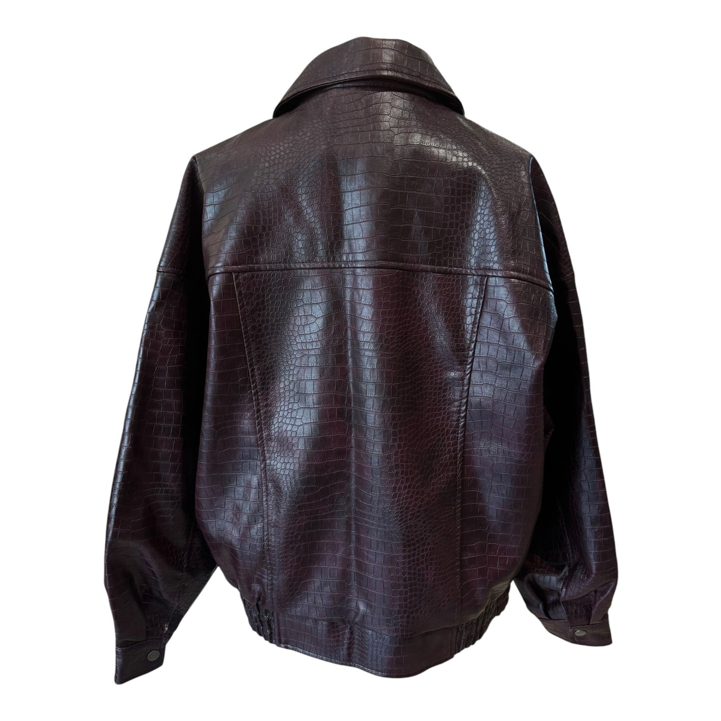 Ci Sono Burgundy Bomber Jacket - 12 - NEW