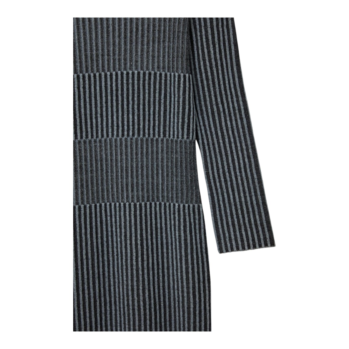 COS Striped Ribbed Knit Midi Dress - 12 - NEW