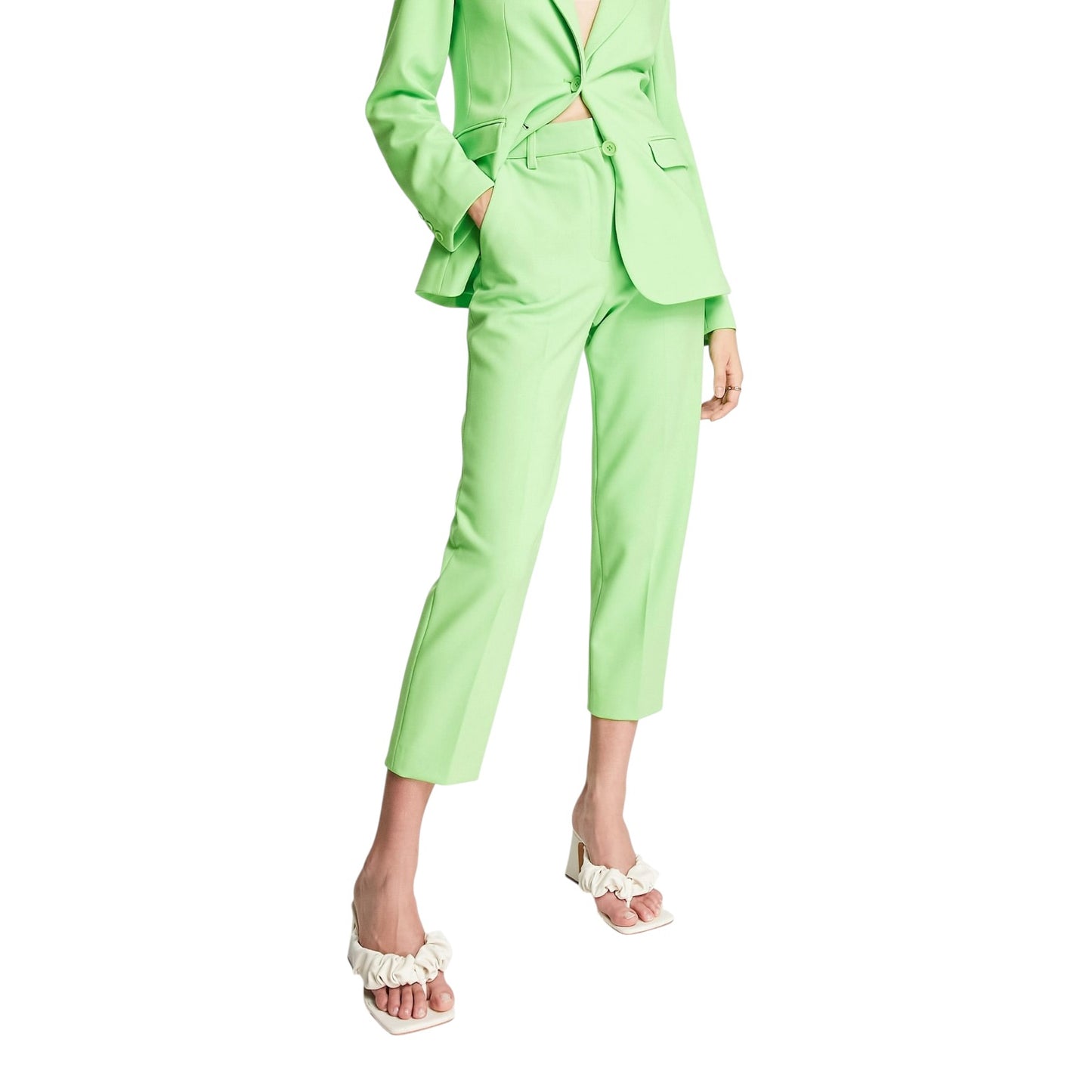 French Connection Lime Green Suit - 6 - NEW