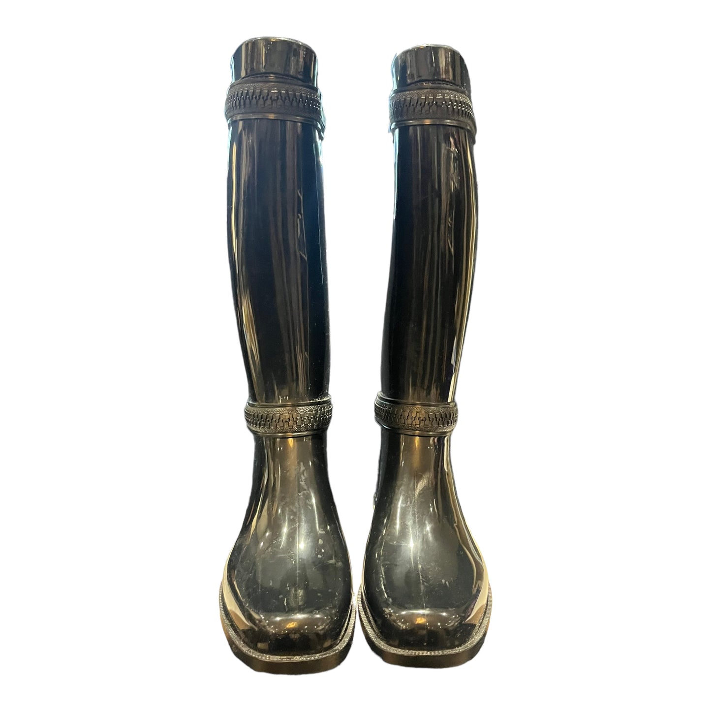 Givenchy Black Wellie Boots