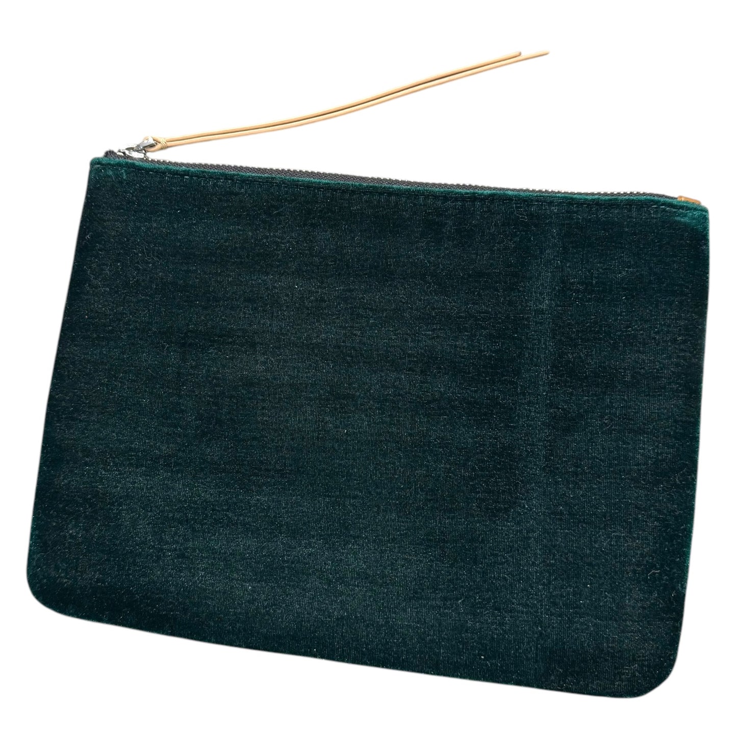 Clarks Velvet Green Clutch