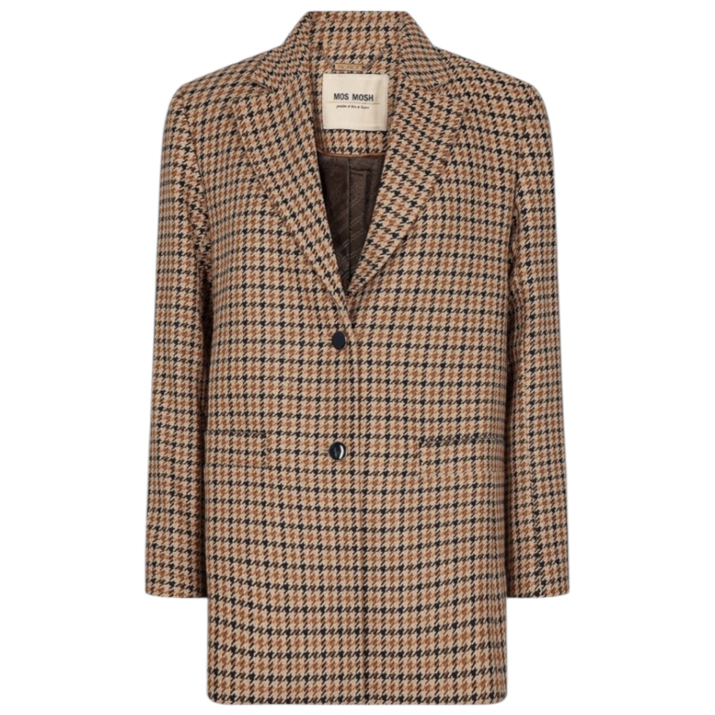Mos Mosh Camel and Black Big Dipper Brana Grafite Blazer - 10