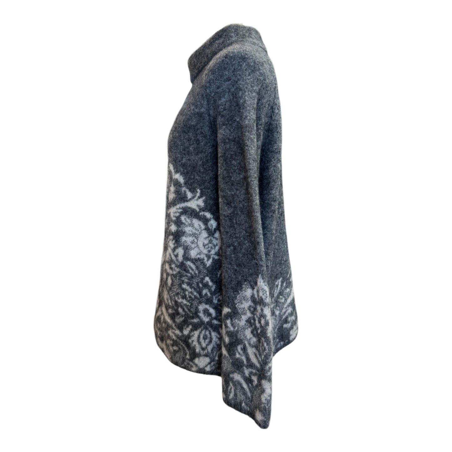 'S Max Mara Grey Patterned Sweater - 14