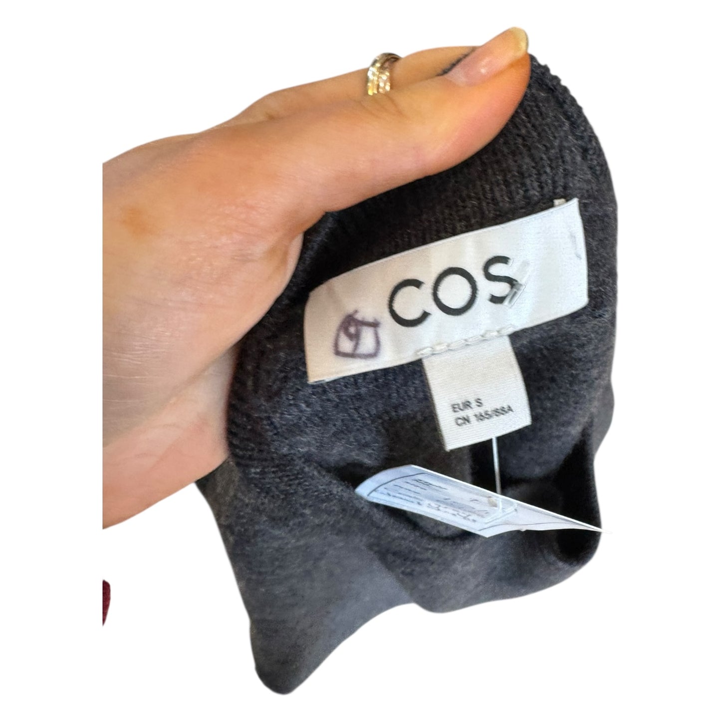 COS Grey Wool Dress - 10/12