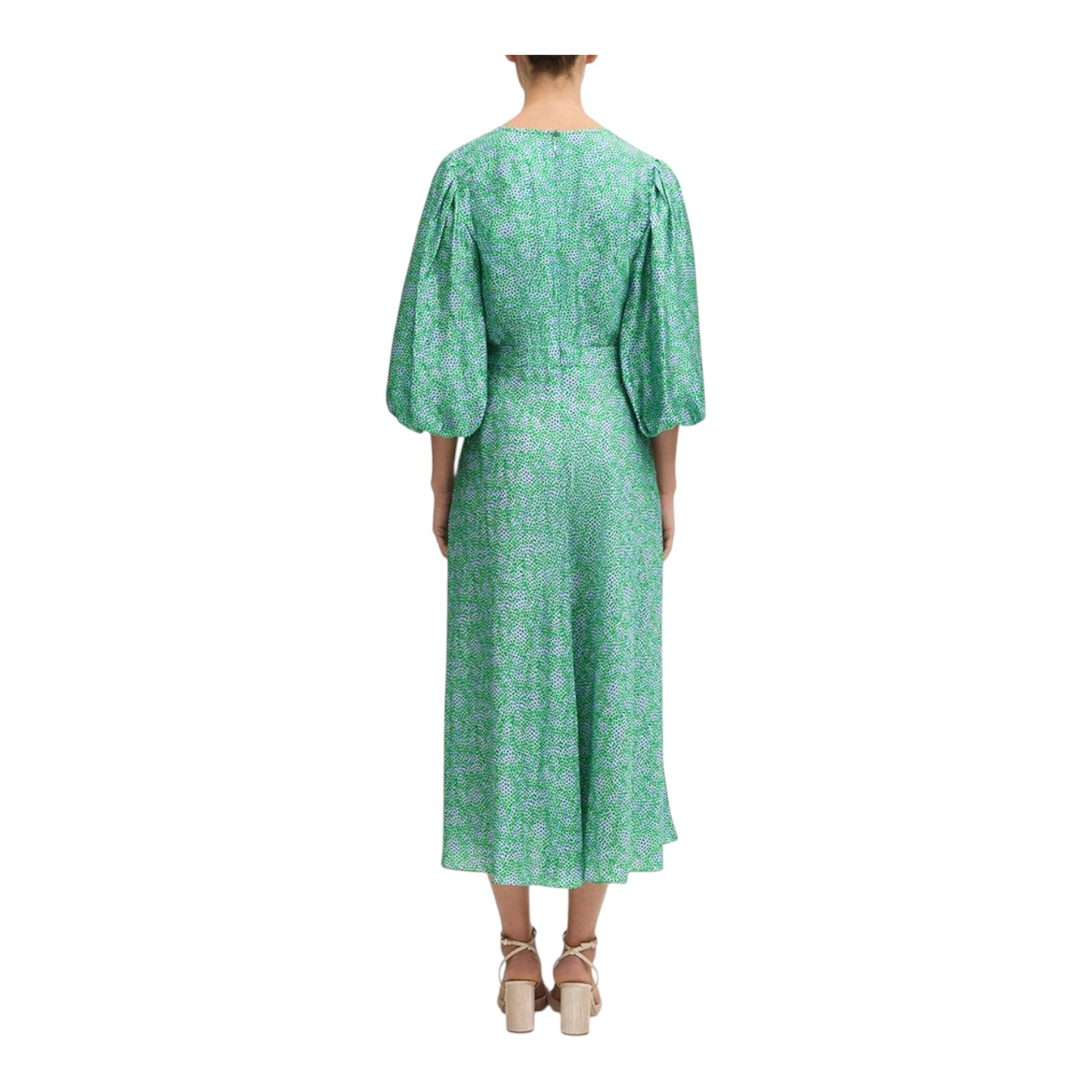 LK Bennett Lola Blossom Green Dress - 10 Petite - NEW