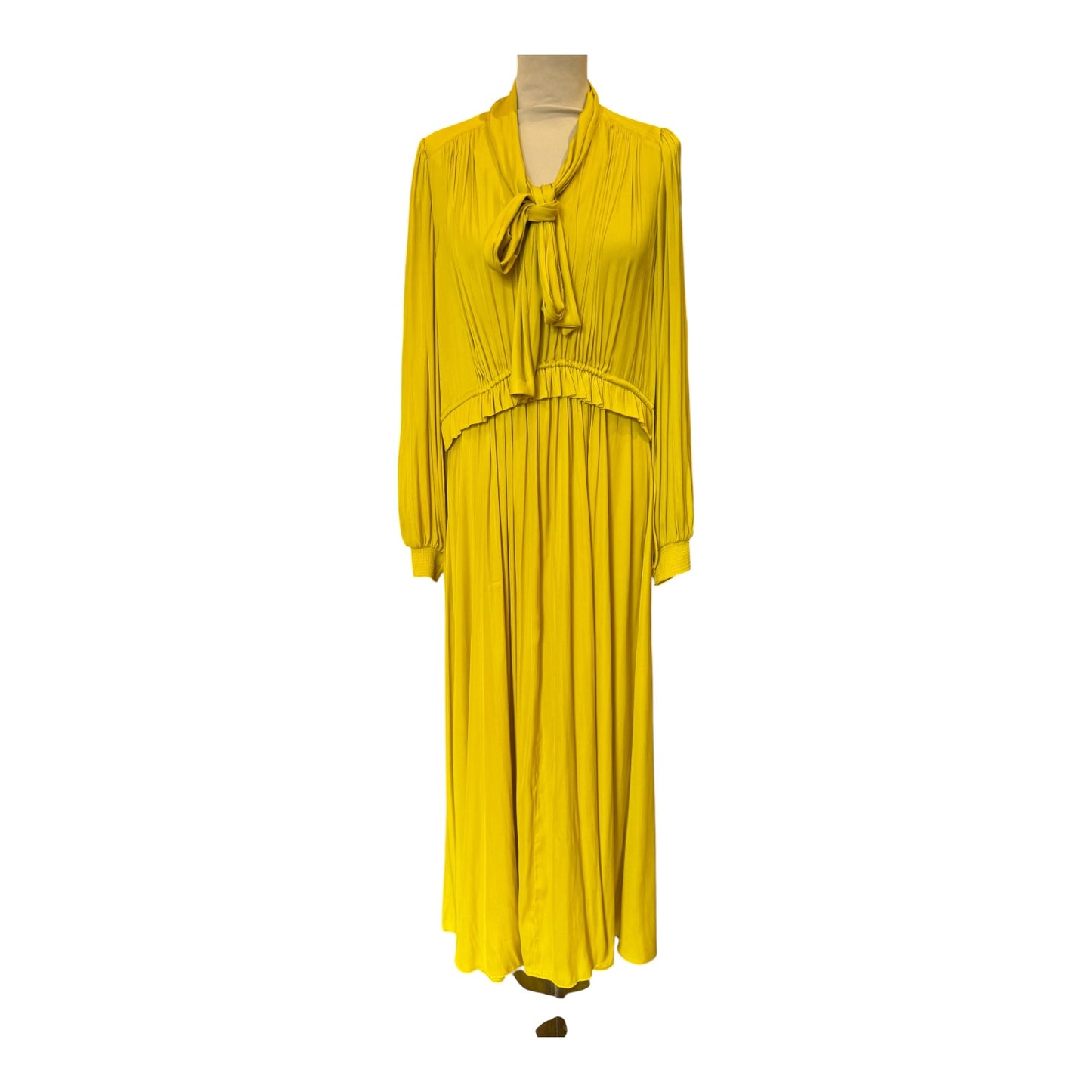 Marc Cain Yellow Gold Maxi Dress - 10