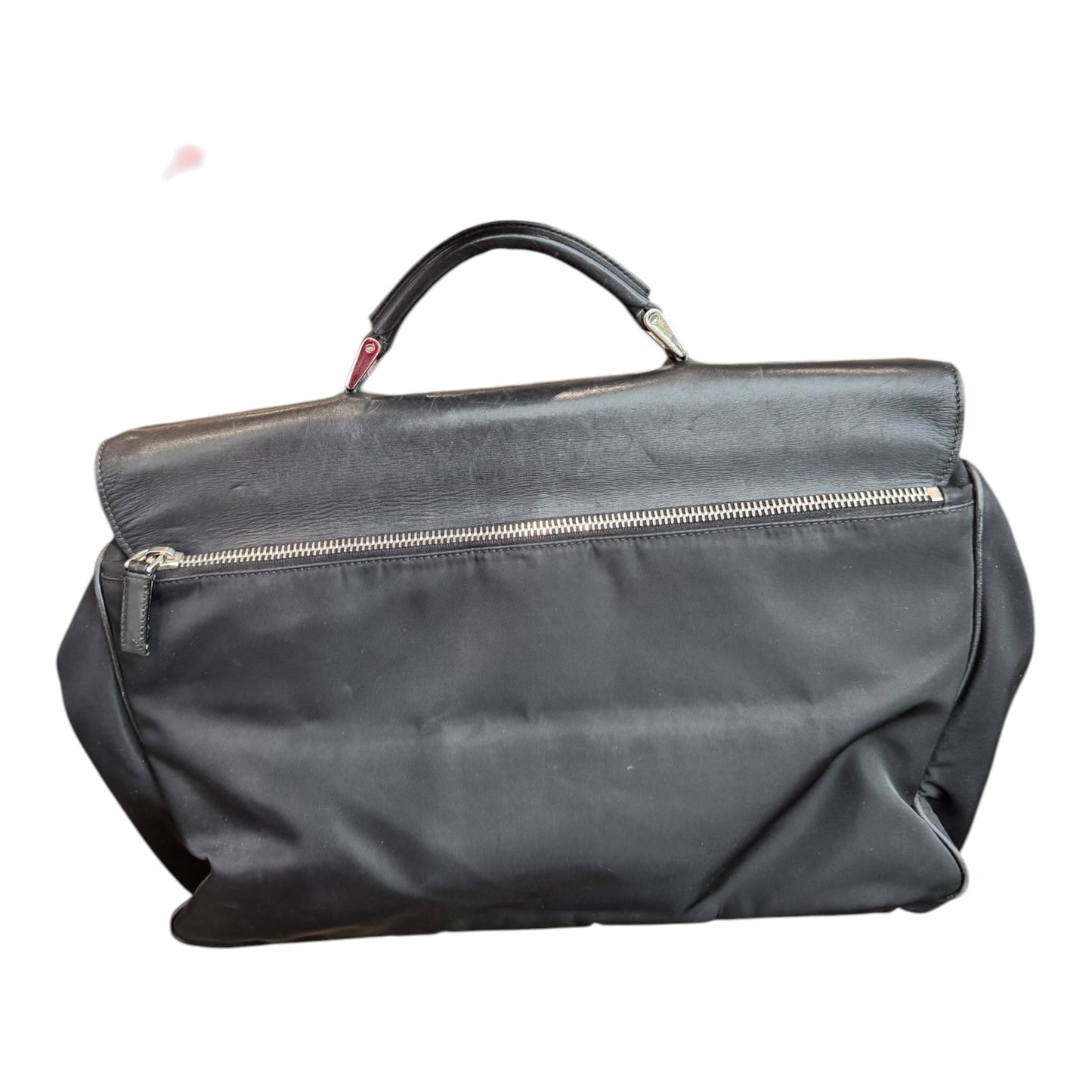 Prada Leather and Nylon Briefcase