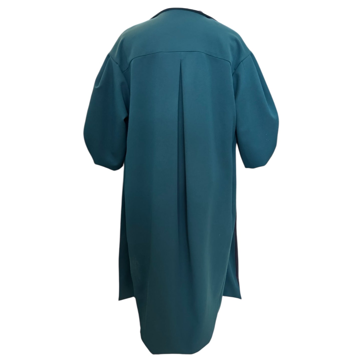 Kevan Jon Teal and Navy Dress and Coat - 8