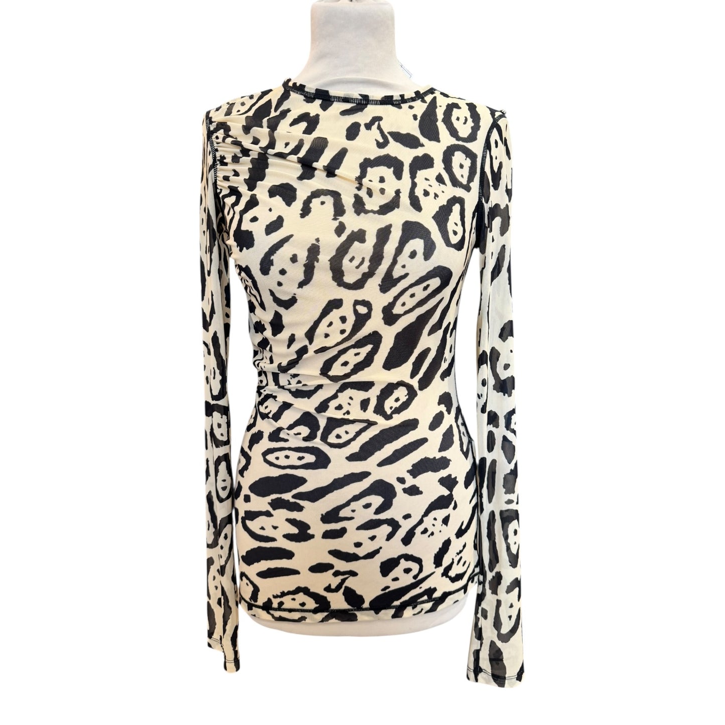 SportMax Animal Print BIS Tulle Top - 10