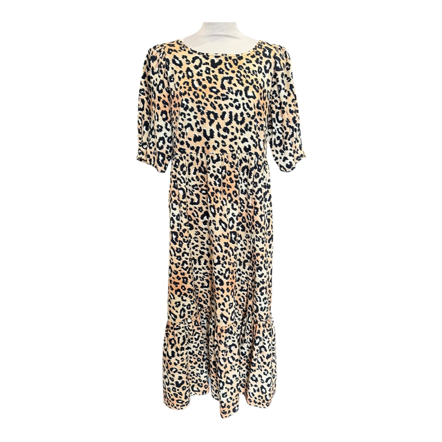 Kitri Animal Print Cotton Dress - 14