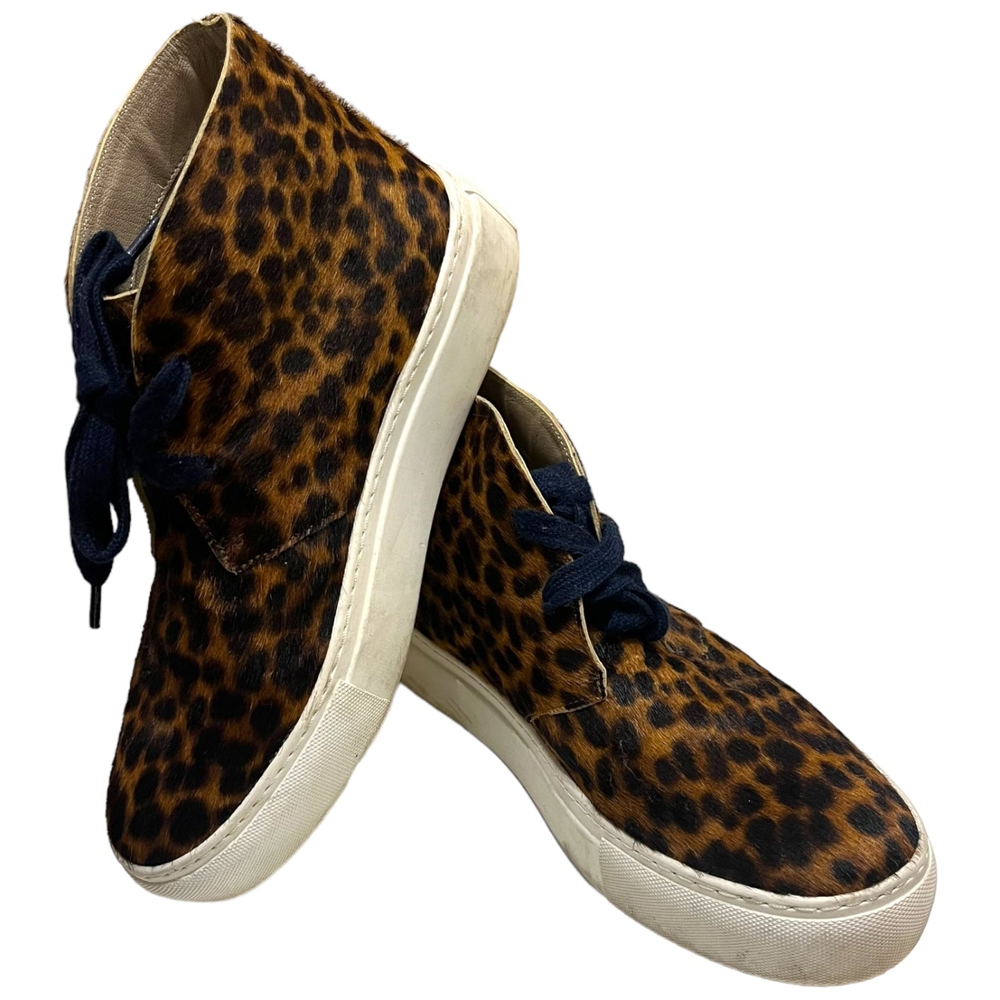 Boden Animal Print Hi Top Trainers