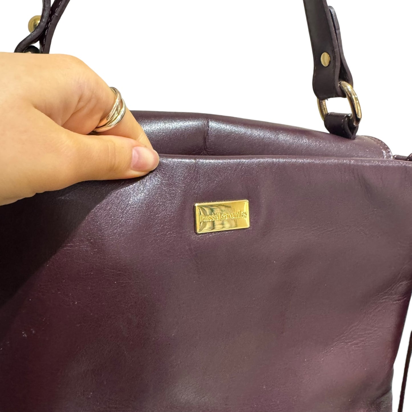 Russell & Bromley Maroon Bag