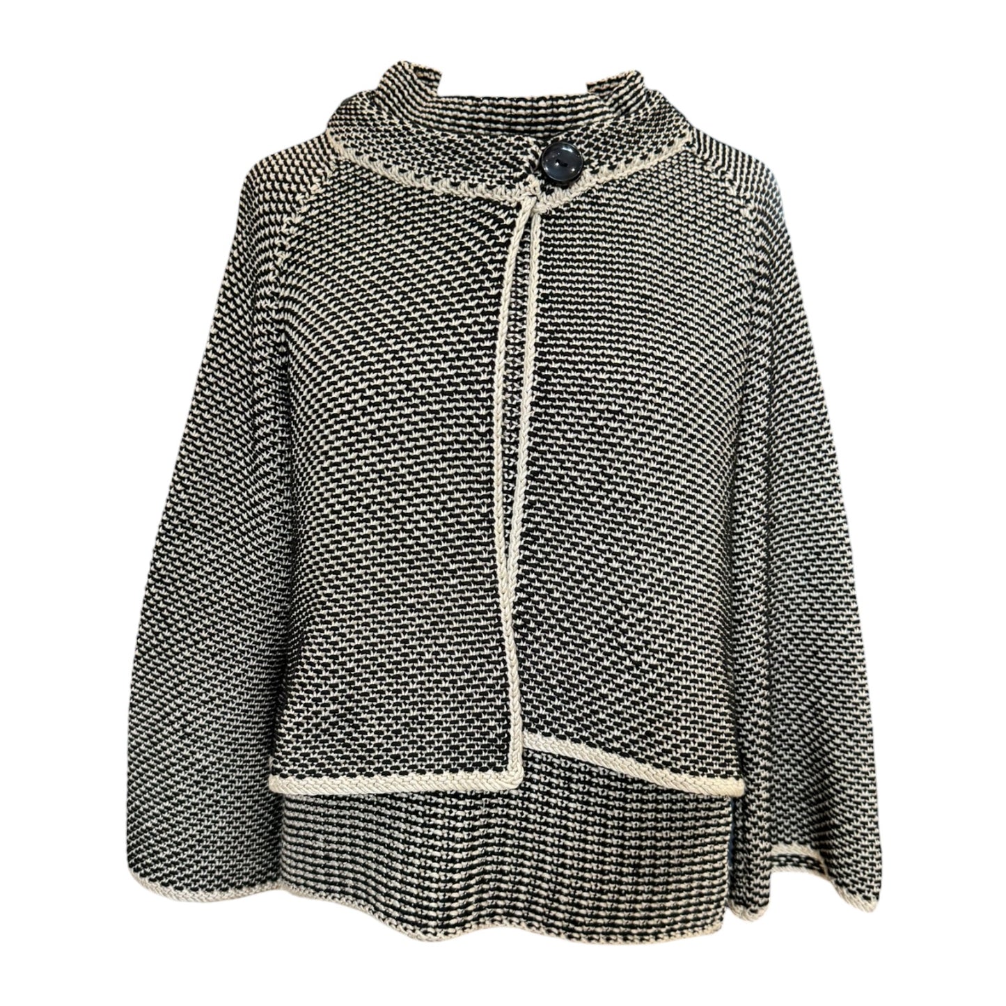Max Mara Black and Cream Two Piece - 12/14