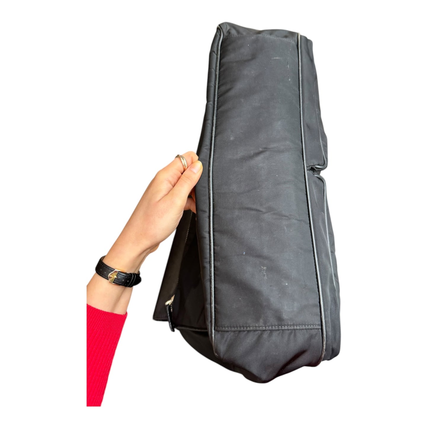 Prada Leather and Nylon Briefcase