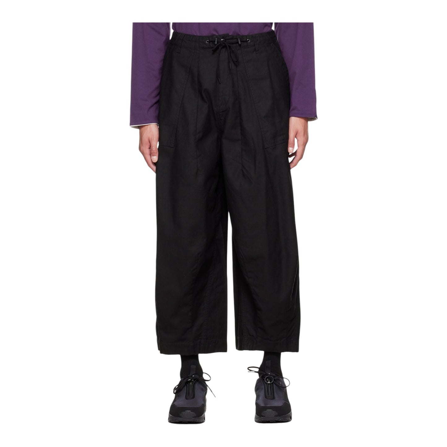 Needles Black Fatigue Trousers - 12