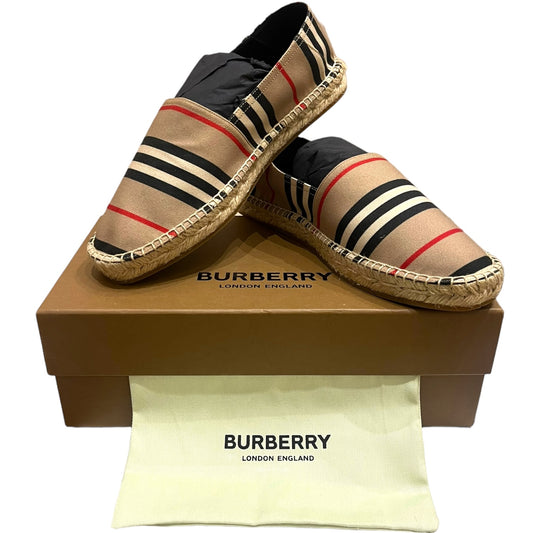 Burberry Check Espadrilles - 5 - NEW