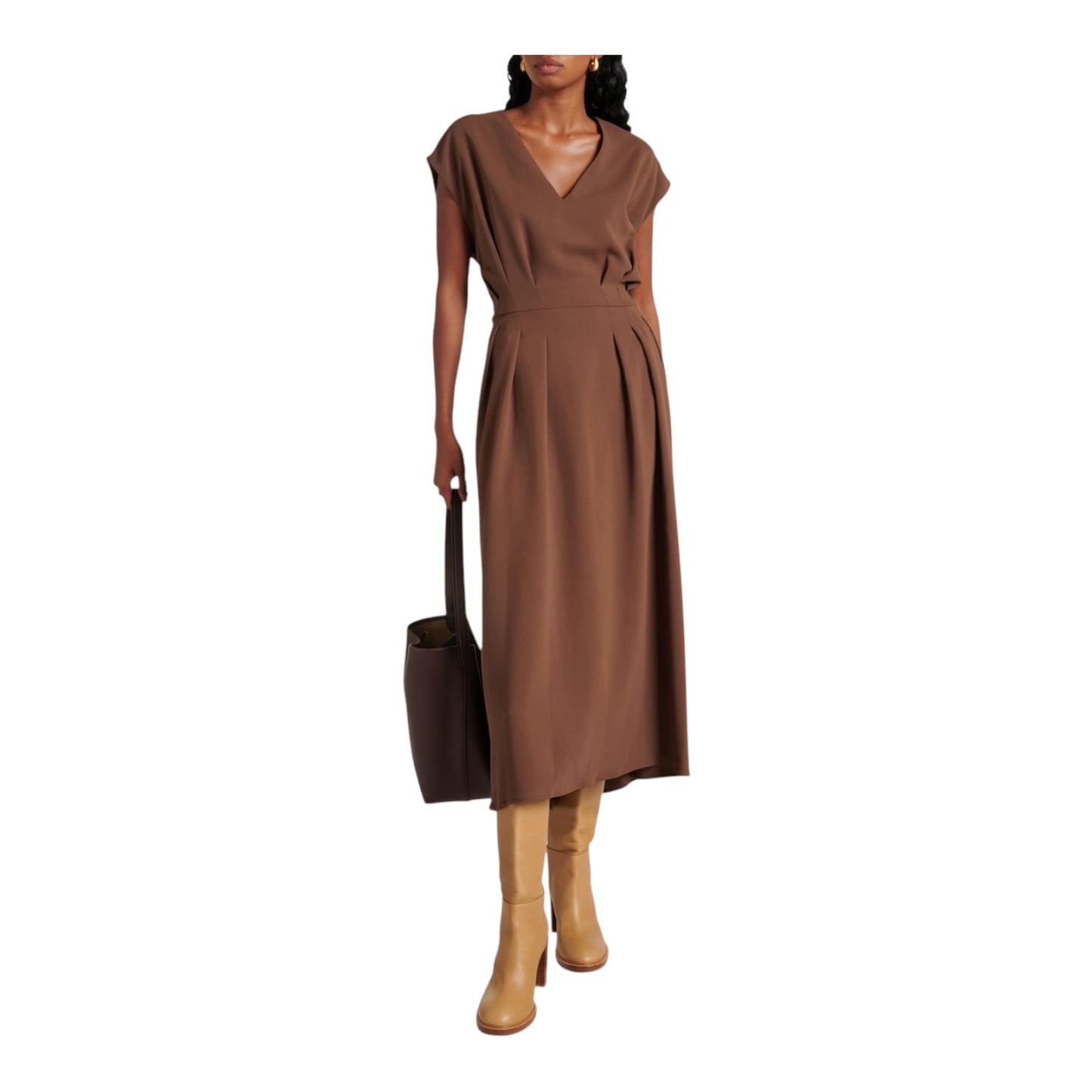 Joseph Brown Cody Midi Dress - 12