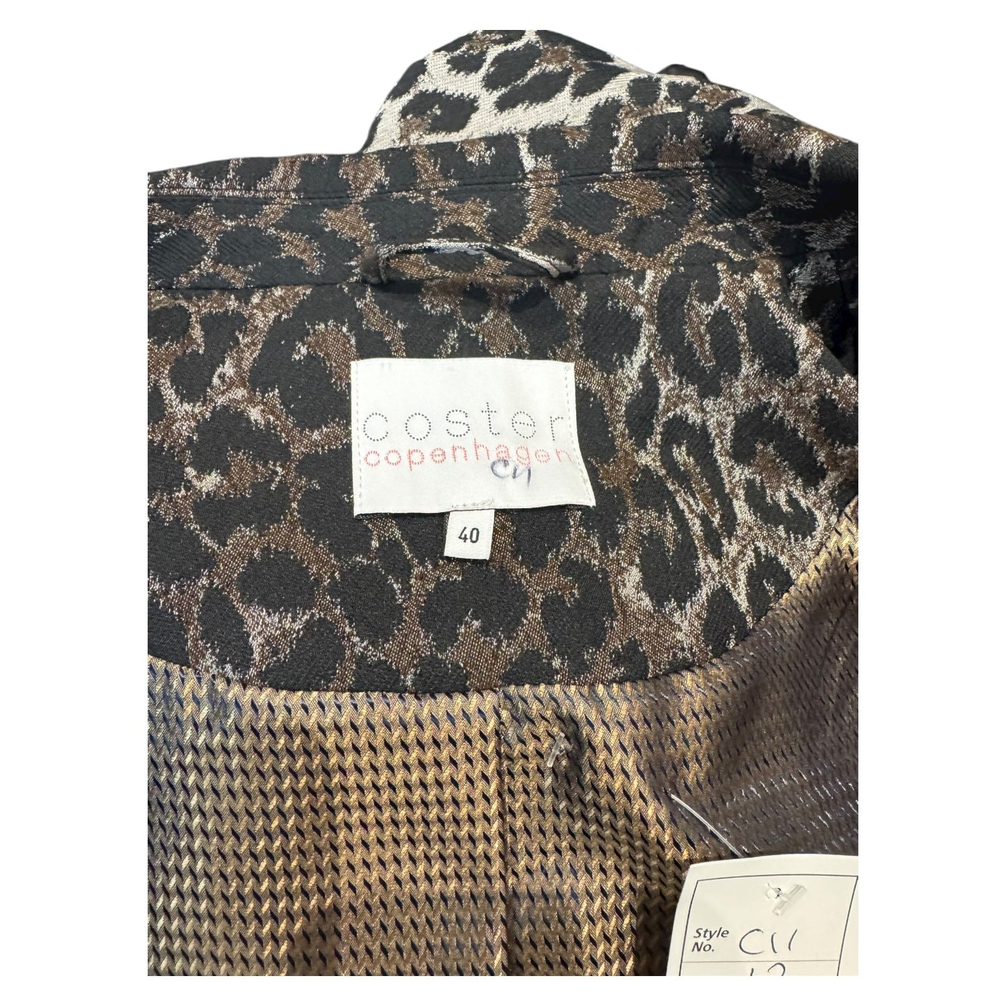Coster Copenhagen Leopard Relaxed Blazer Jacquard - 12