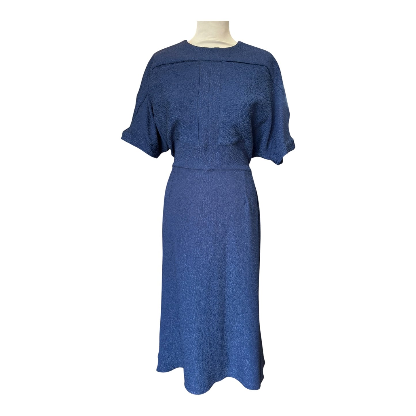 Edeline Lee Navy Pocket Puppet Dress - 12/14 - NEW