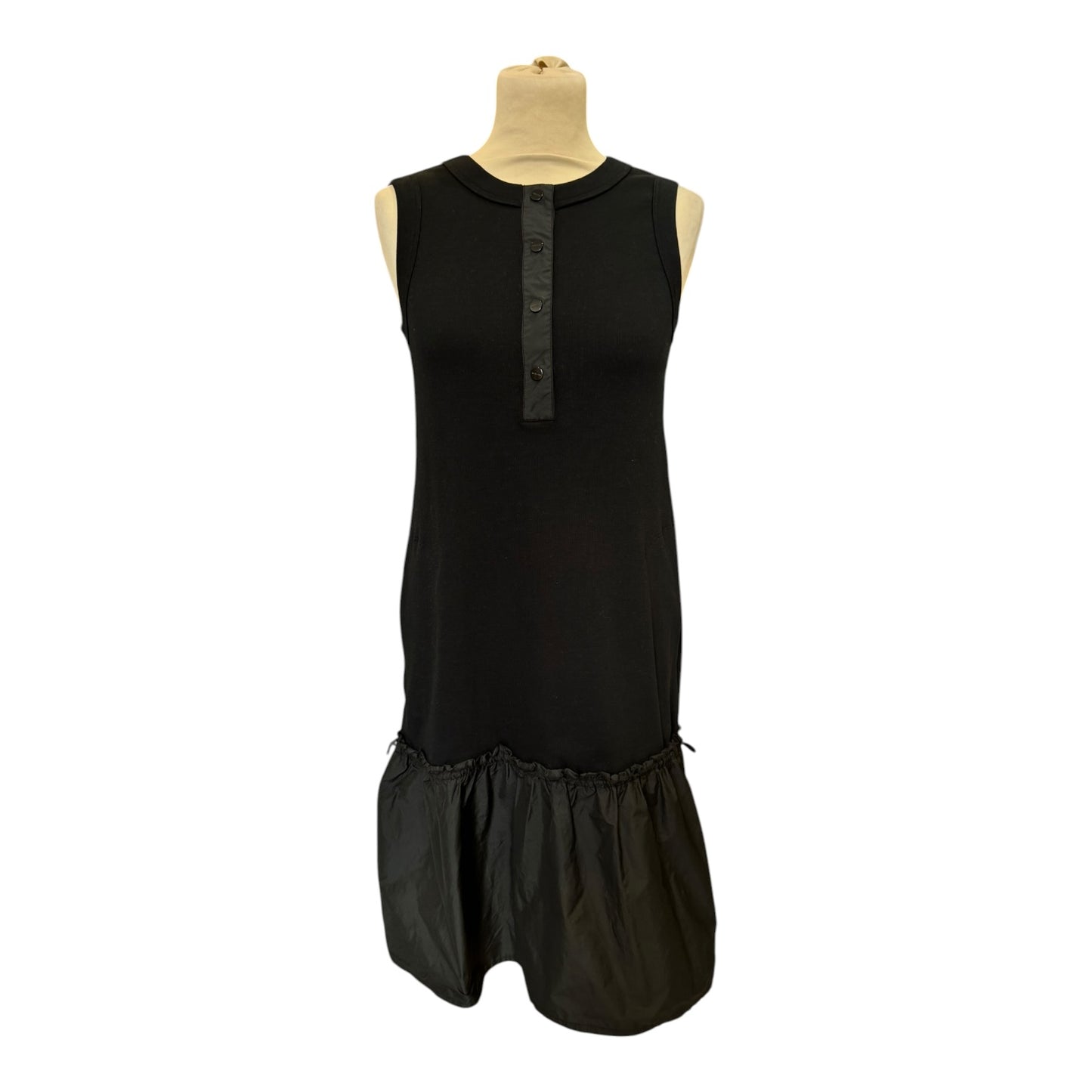Marc Cain Black Drop Waist Dress - 8