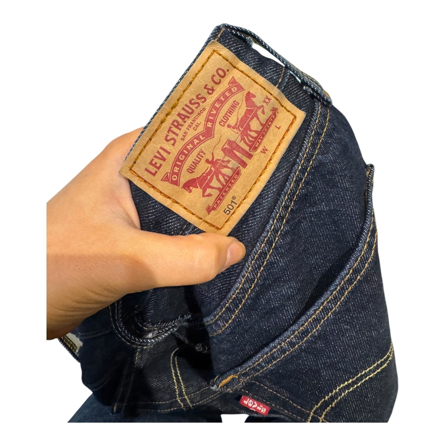 Levis Dark Denim 501 Jeans - 8/10