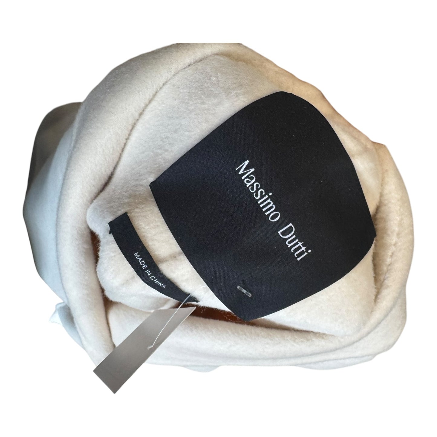 Massimo Dutti Cream Wool Blend Jacket - 8/10