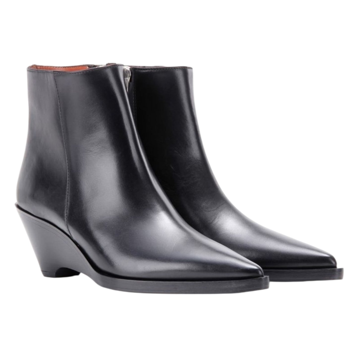 Acne Studios Black Leather Cony Boot - 41/8