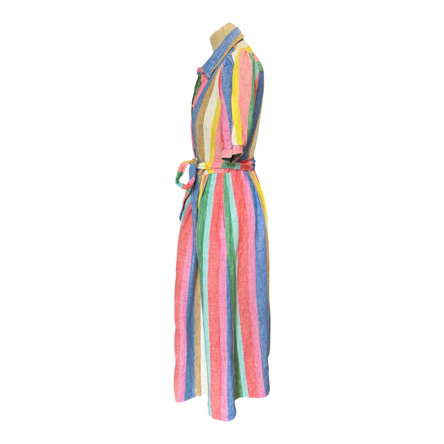 Boden Alexa Linen Maxi Shirt Dress - 10P