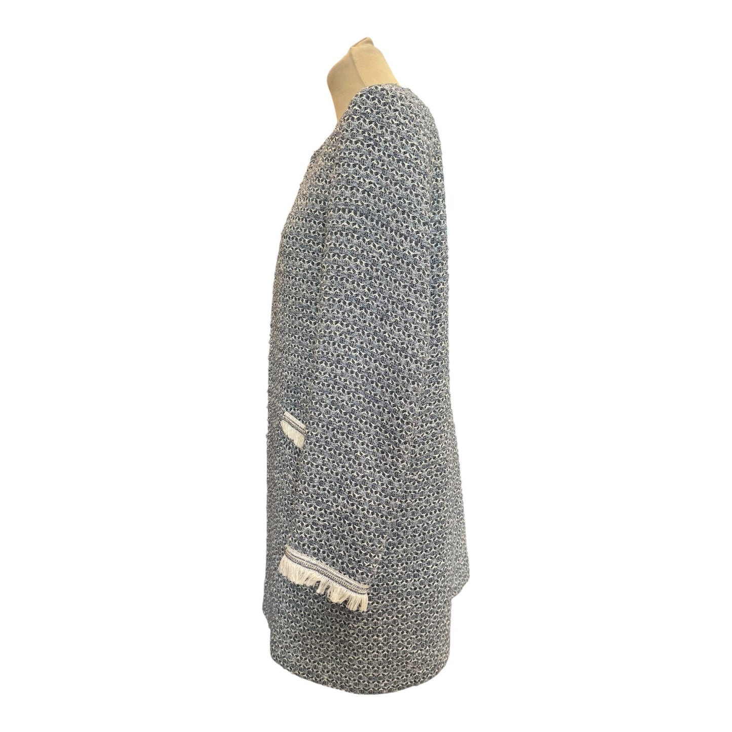 Masons Blue Tweed Coat - 12