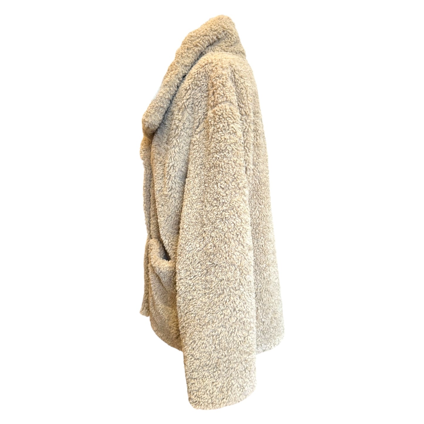 Riani Marble Teddy Jacket in Beige - 14