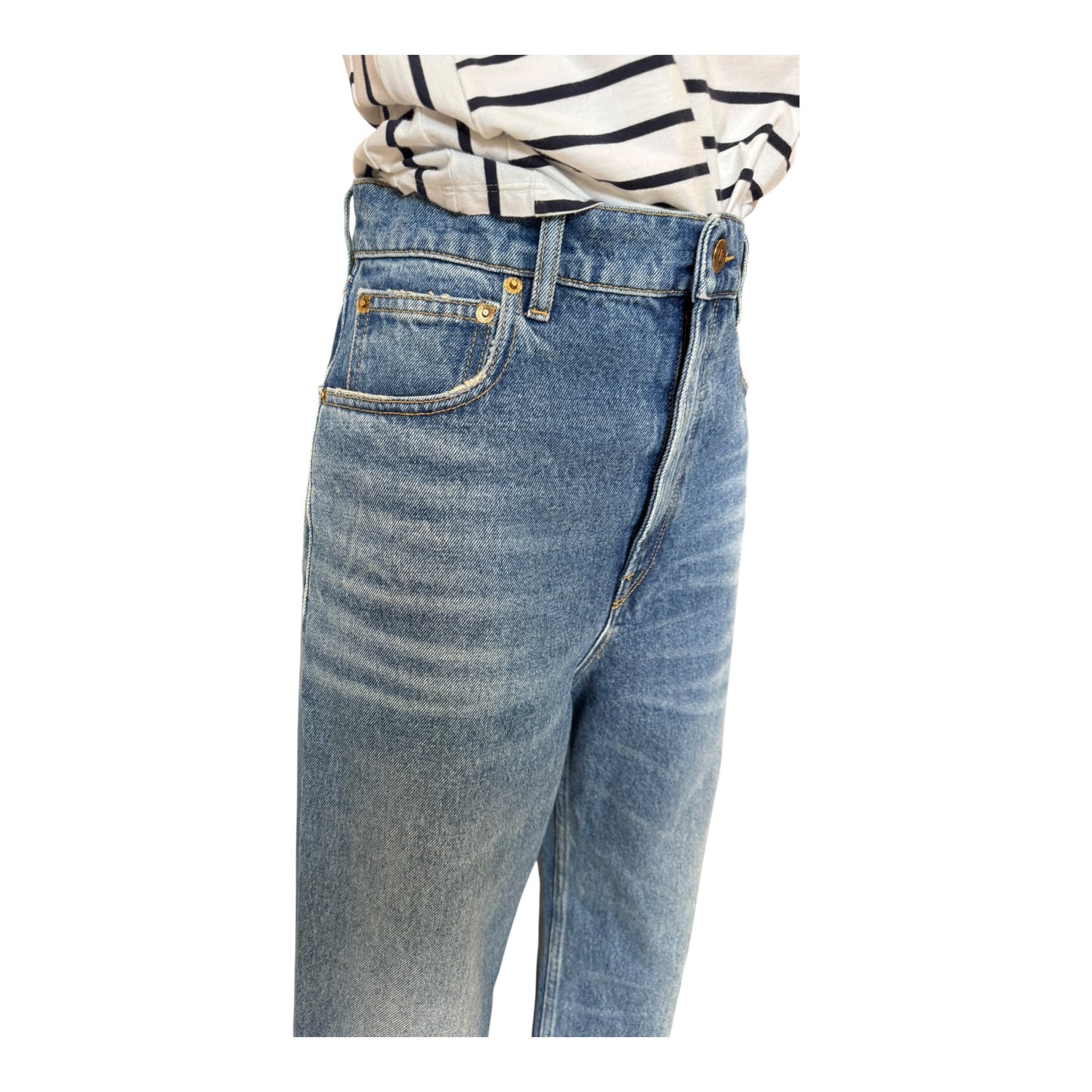 Golden Goose Star Motif Kim Wide Leg Jeans - 8