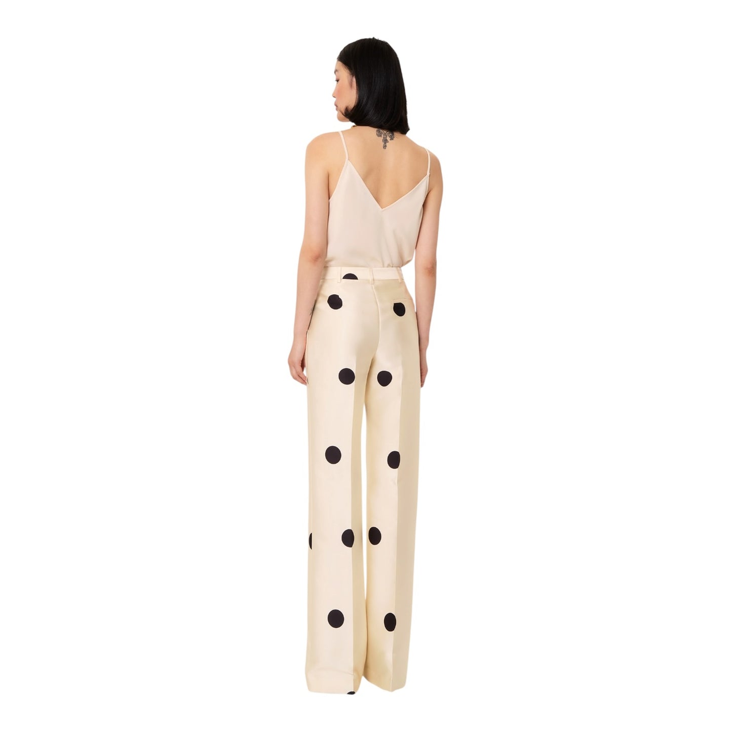 Tara Jarmon Ecru Polka Dot Two Piece - 10/12