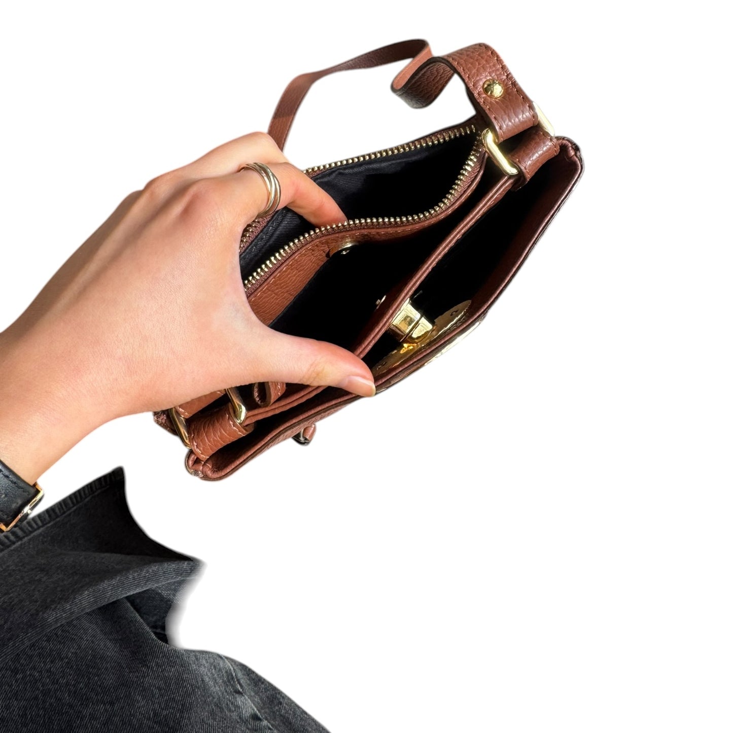 Russell & Bromley Lincoln Turn Lock Cross Body Bag