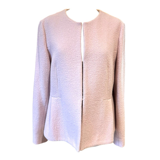 Massimo Dutti Pink Wool Boucle Jacket - 14