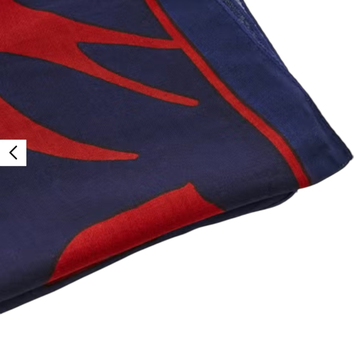 Alexander McQueen Swallow Swarm Scarf - Navy and Red