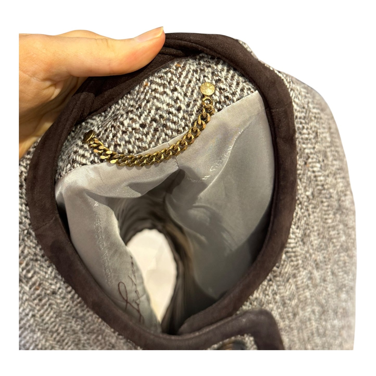 Golden Goose Journey Jacket in Wool Tweed with Suede - 12
